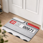 UAE Car Plate Number Rug