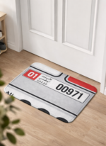 UAE Car Plate Number Rug
